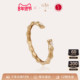 法国进口 GASBIJOUX珈思艺术家系列金色手镯女小众轻奢气质