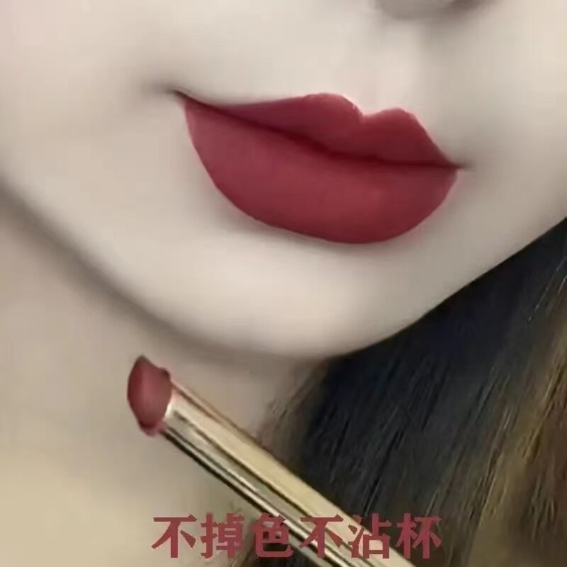 雾面哑光丝绒口红大牌正品不掉色不沾杯持久防水车厘子姨妈色显白