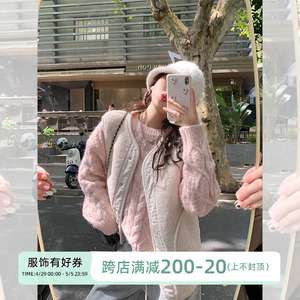 曾小咸小个子羊羔绒马甲女2024年春季季新款百搭保暖马夹背心外套