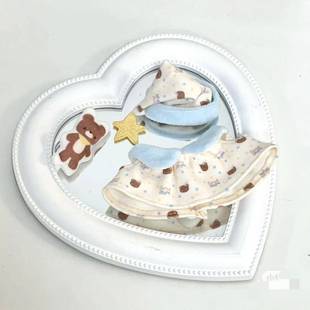 小豆玩偶挂件睡衣自嘲熊娃衣10cm娃衣棉花娃娃labubu娃衣10㎝衣服