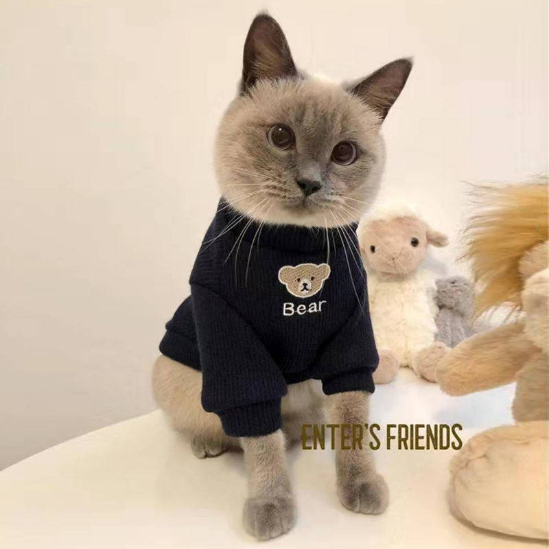 可爱小猫咪衣服宠物秋冬