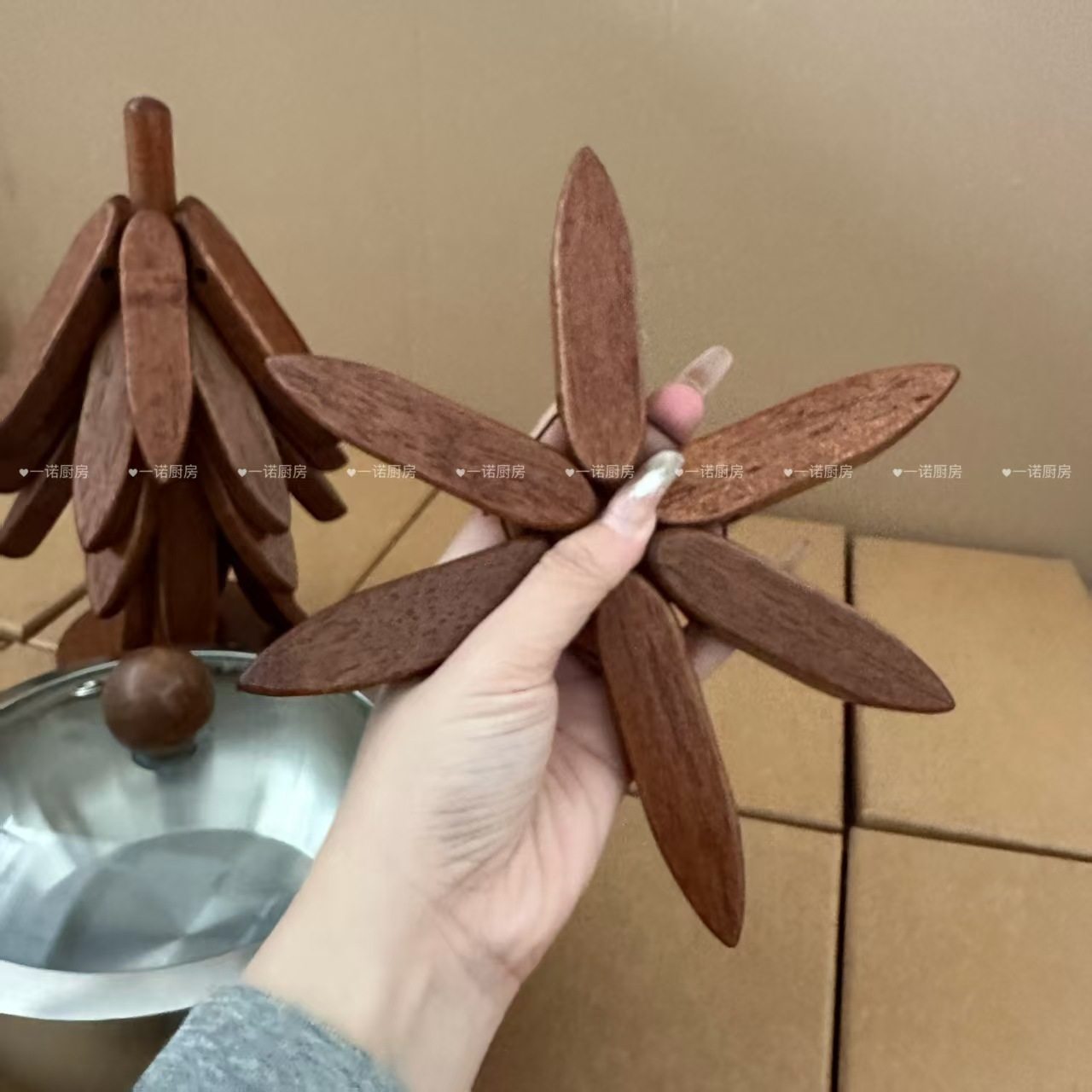 一诺厨房一棵树隔热垫创意餐垫木质防烫垫杯垫餐桌垫高级感实木垫,居家布艺,餐垫,淘宝优惠券,粉丝福利购,淘宝优惠卷