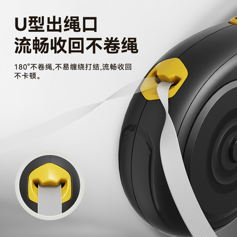 宠物用品狗狗牵引绳3m自动伸缩猫咪牵引遛狗绳宠物外出5米绳狗链
