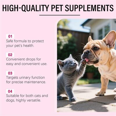 Cat and dog care drops, mild and easy to absorb recipes for