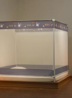Open three doors for A class A baby fall-proof bednets child