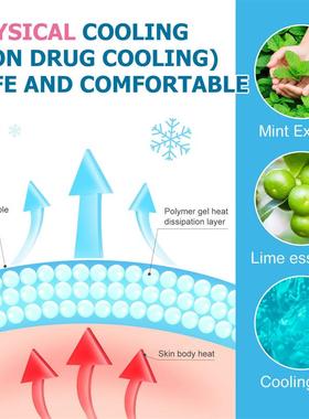 Physics cooling and gel radiating and cooling and ice-coldin