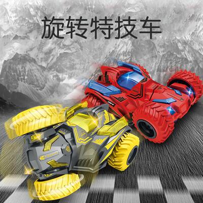 Childrens toy car, childrens big stunt car, baby in the ni