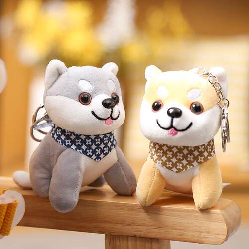 Cartoon Dogs Feather with a wood-dog doll-crawling doll-cra