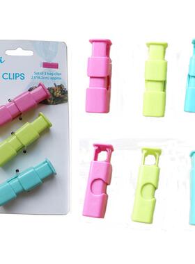 High-quality coloured food plastic clips, strong plastic bag