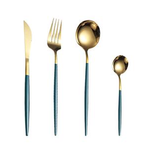 Unspoiled steel with 24 sets of Portuguese knives and forks,