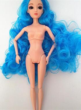 Twenty-four hairs, 12 knots, 3D live eyes, 30 centimetres of