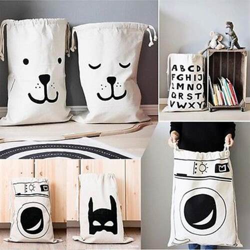 OMalleys bag with a Batman-faced washing machine and a bag