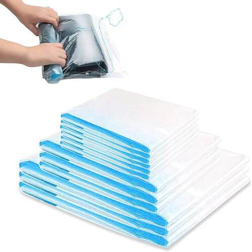 10 packs of handbags with a vacuum compressed bag to travel