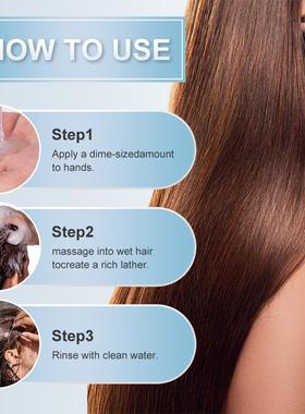 Bourios shampoo improves the hair grunt dry and water-repair