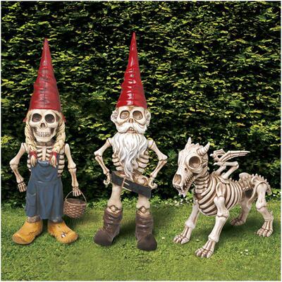 Hallow skeletal male and female skeletal dogs adornment co