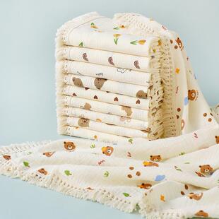 Baby towels, double-coated gauze hugs with a soft-smoking ba