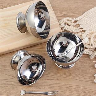 Creamless steel childrens strawberry bowls of creative ice