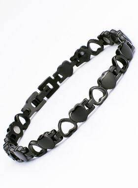 Peach Heart TY185 stainless steel titanium bracelet pure tit