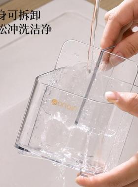 An electric toothbrush collection, free of puncture walling,