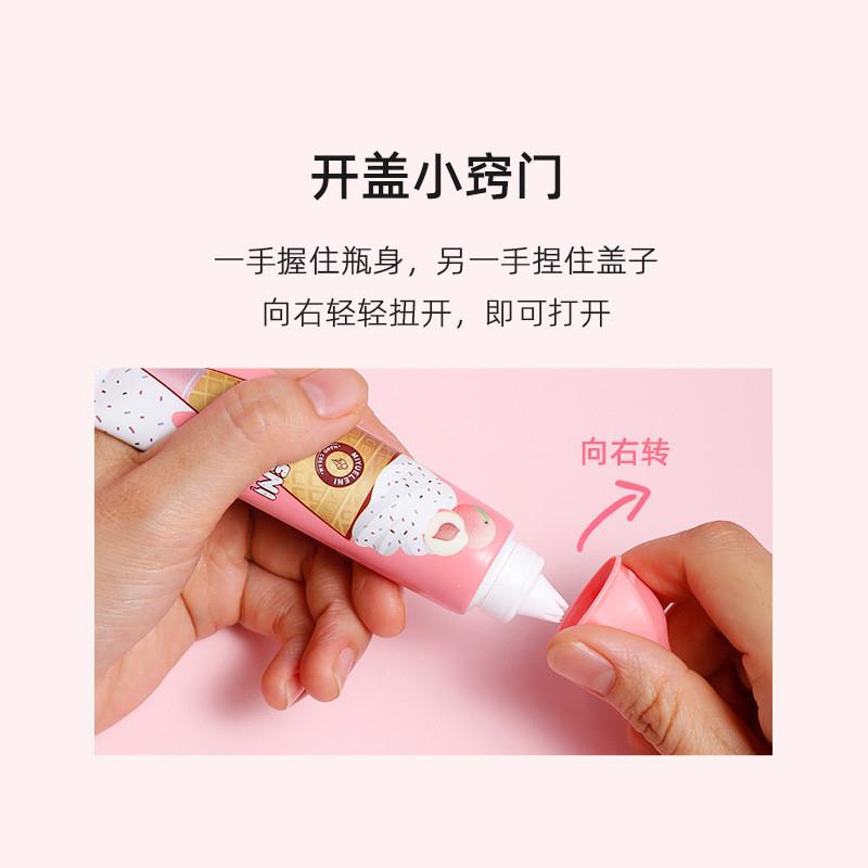Ice cream for hand cream, 30 gs dry and clean.