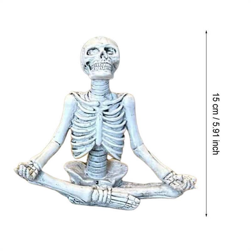 The Skull Mans mummies set up an art sculpture courtyard fo