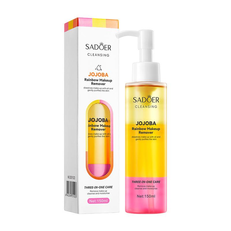 The rainbow disassembly, the cleaning of the face dissolutes