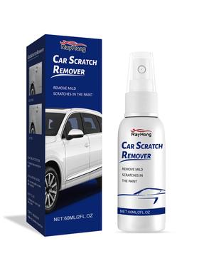 Car scratch and care spray, car paint and scavenging mirrors