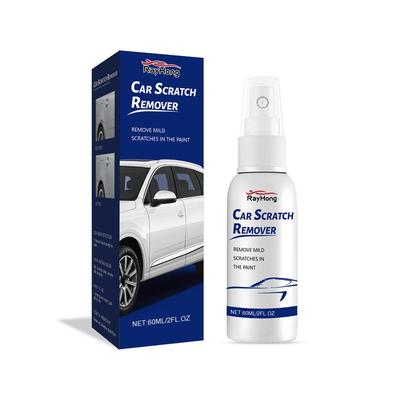 Car scratch and care spray, car paint and scavenging mirrors