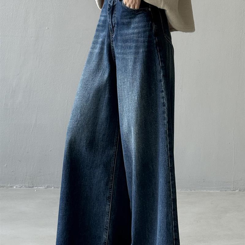 American-style loose-legged jeans, high-sleeved, big-pants 9