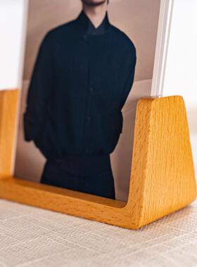 Real-wood-type photo frame, creative office desktops with a
