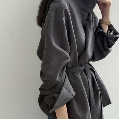 In the fall, shes got a very thin shirt on her hips.