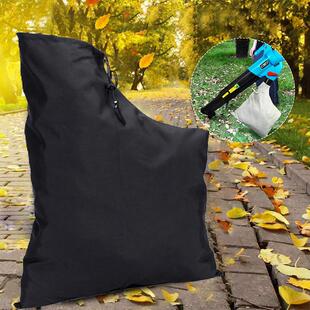 Out-of-the-door dust bag blowing leaves, bag-filling leaves-