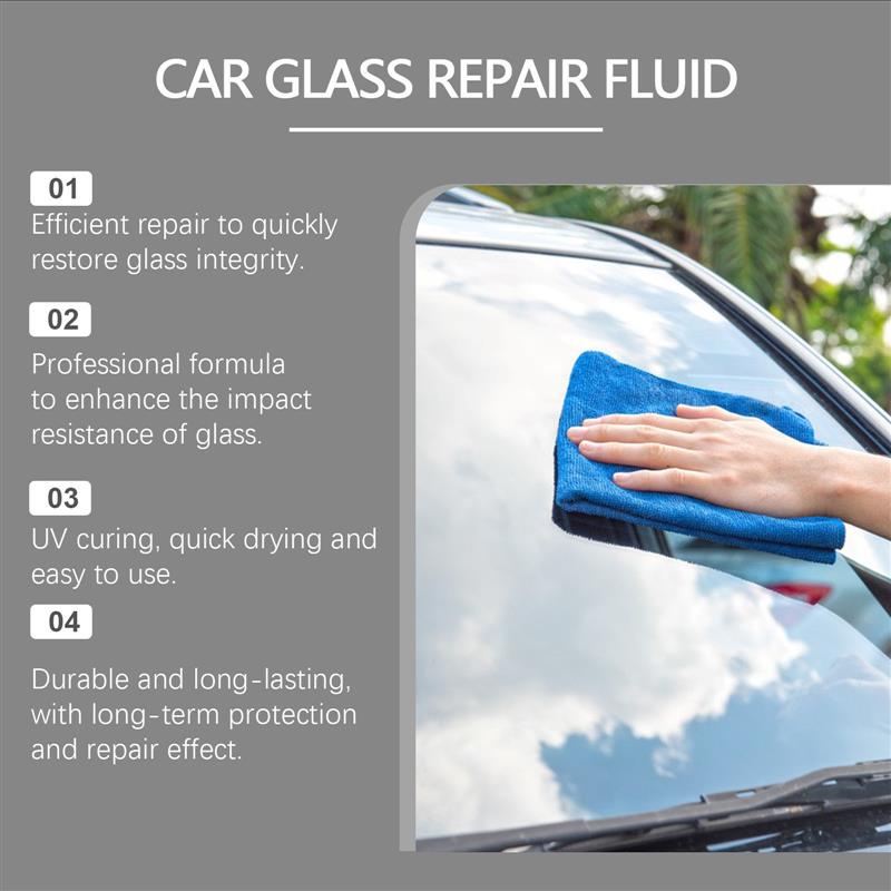The car glass fixer, the glass nanorepair fast fix the crack