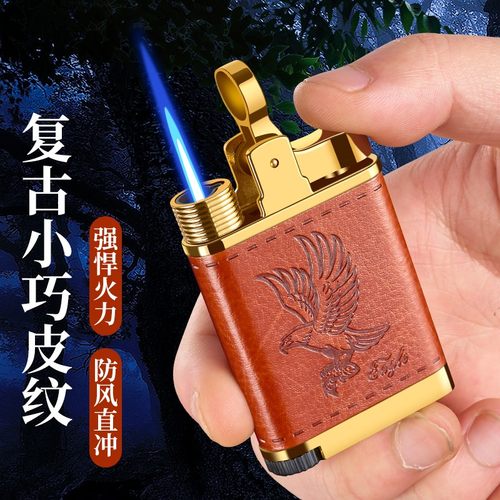 梦康合金复古直冲防风打火机