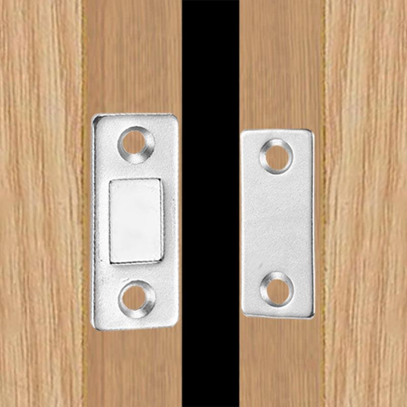 No-drill magnetic吸附推拉门衣柜门自吸磁条贴片，隐形移门磁铁