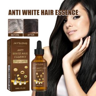 Jaysuing Black Hair Essence Scalp Care Massage Moisturizing