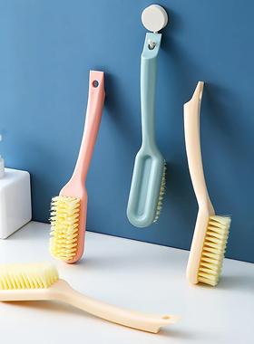 Soft-bristled shoe brush that doesn't damage shoes, suitable