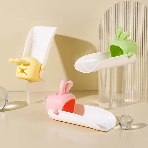 New Children's Rabbit-Shaped Faucet Extender Anti-Splash Sil