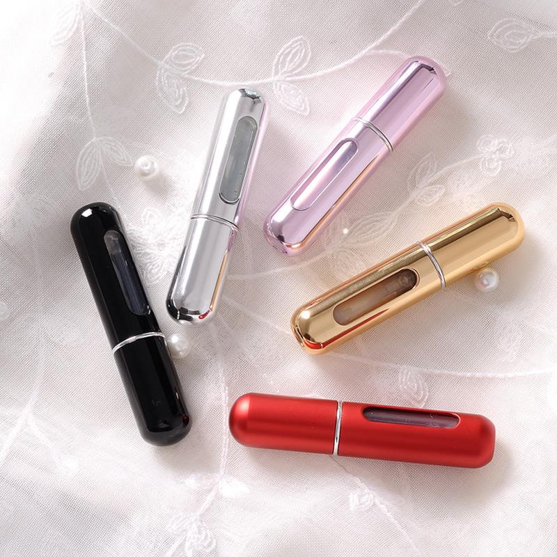 Refillable perfume atomizer with a high-end, portable, and c