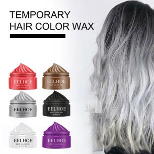 EELHOE Temporary Hair Wax in Grandma Gray - Multicolor Hair