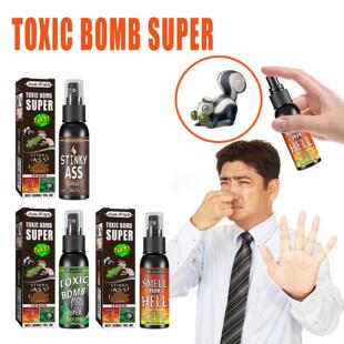 Jue-Fish Stinky Spray Poop Hell Bomb Smell Prank Toy for Apr