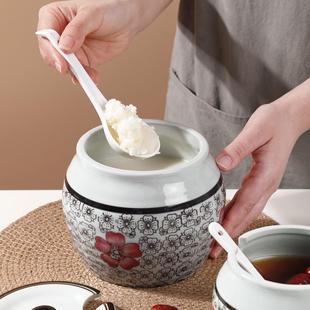 Japanese-style ceramic seasoning jars for home kitchen use,