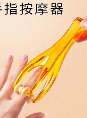 Wrist roller for relieving hand elasticity, massage clamp fo