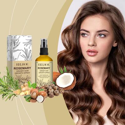 EELHOE Rosemary Ginger Hair Spray, repairs dry and frizzy ha