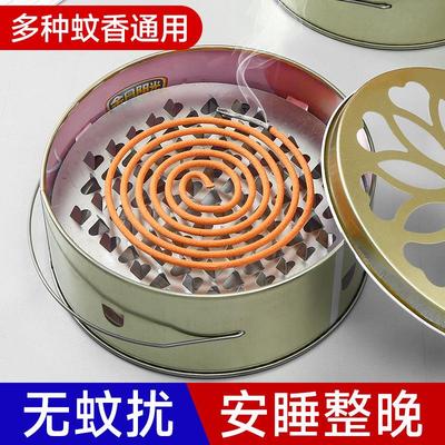 Mosquito coil holder, large stainless iron mosquito coil sta