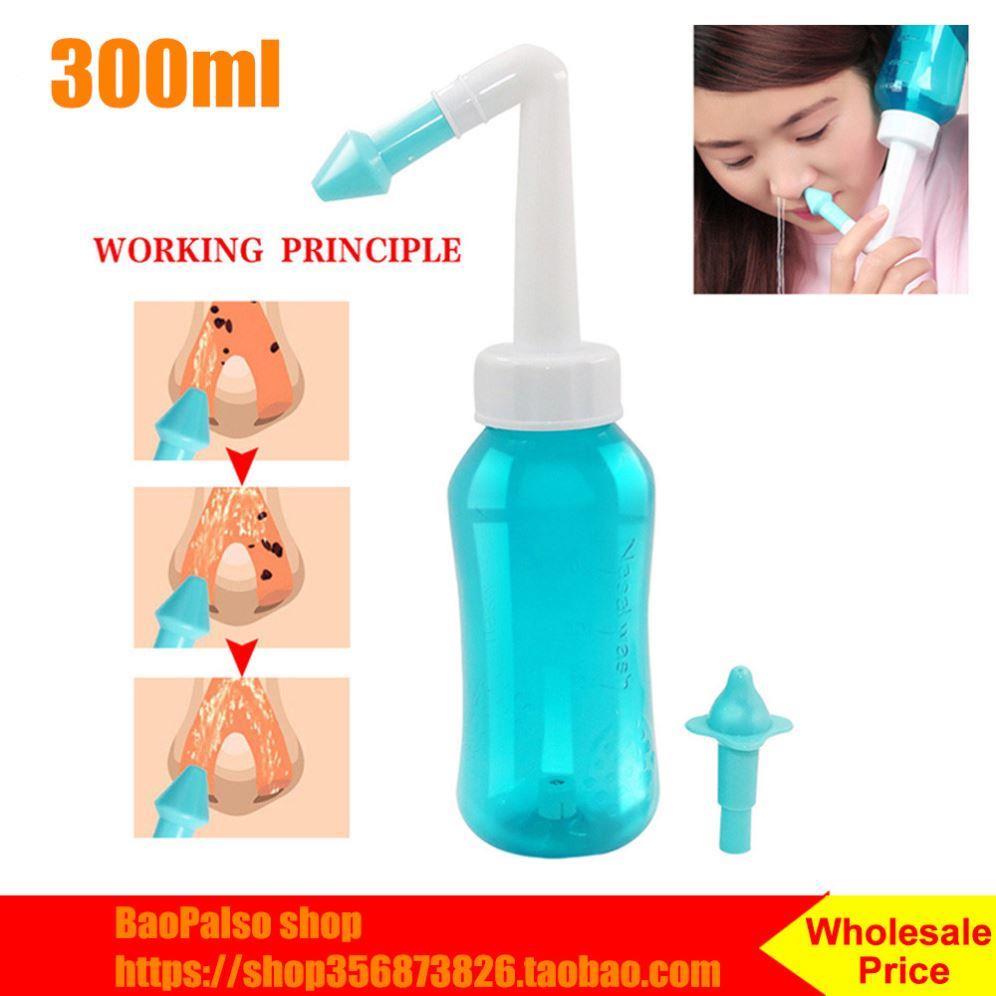 Sinus Allergies Relief Rinse Nasal Wash Bottle Irrigator