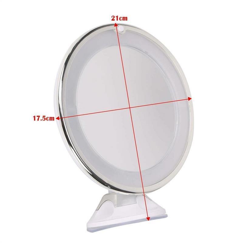 Flexible Makeup Mirror 10x Magnifying Mirrors 14 Led Lighted