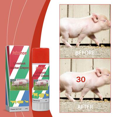 JAKEHOE Livestock Marking Crayon - Lubricated, Durable, and