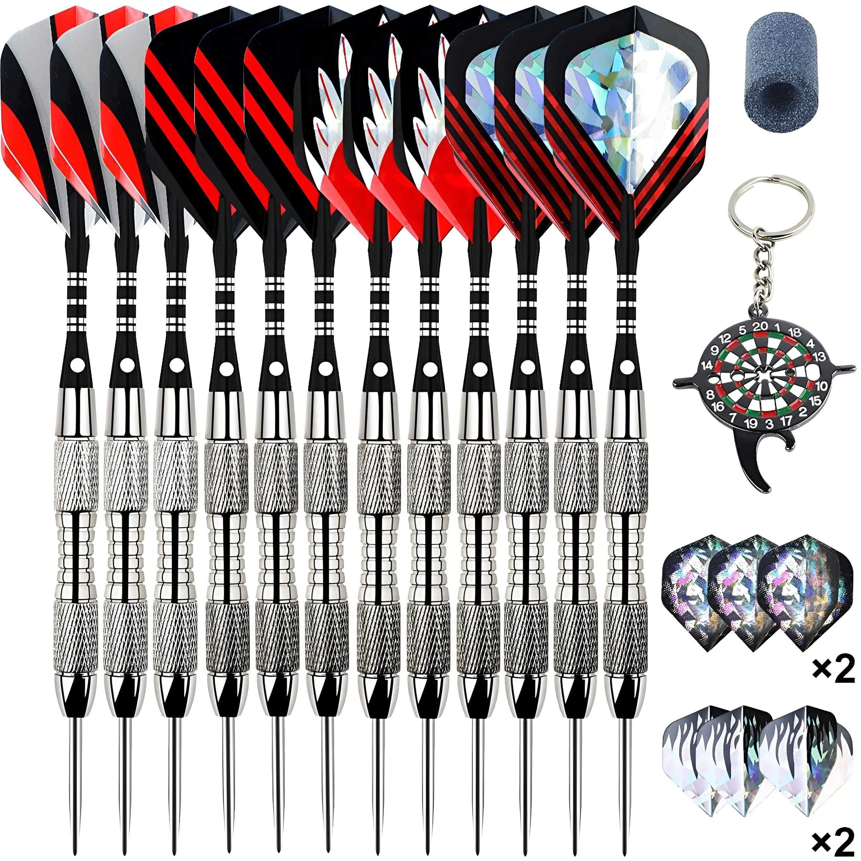 Professional Dart Needle Set 20g Toy 12 Piece Dart Board Har