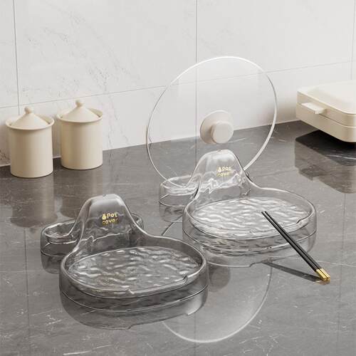Luxury Home Kitchen Countertop Organizer, Pot Lid Holder, Dr